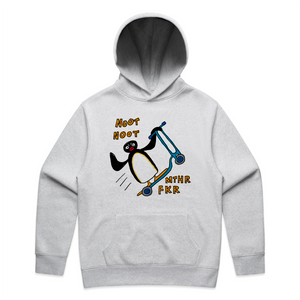 Noot Noot Hoodie by Lonely Kids Club. All clothing from our T-shirts to our shorts and hoodies are ethically made, and printed packed and shipped from Sydney.