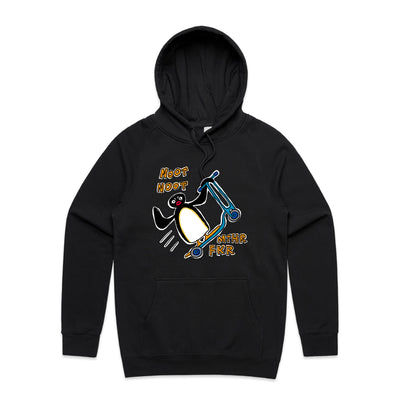 Noot Noot Hoodie by Lonely Kids Club. All clothing from our T-shirts to our shorts and hoodies are ethically made, and printed packed and shipped from Sydney.