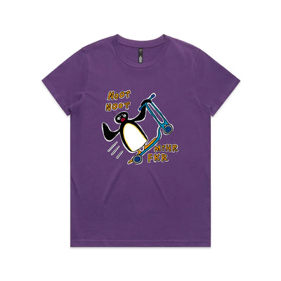 Noot Noot Tee by Lonely Kids Club. All clothing from our T-shirts to our shorts and hoodies are ethically made, and printed packed and shipped from Sydney.