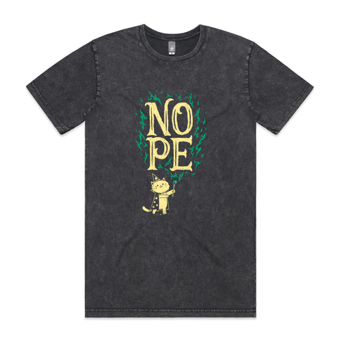 I Cast Nope Tee by Lonely Kids Club. All clothing from our T-shirts to our shorts and hoodies are ethically made, and printed packed and shipped from Sydney.