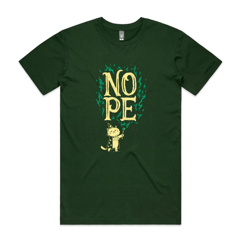 I Cast Nope Tee by Lonely Kids Club. All clothing from our T-shirts to our shorts and hoodies are ethically made, and printed packed and shipped from Sydney.
