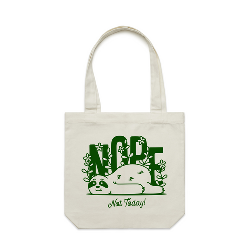 Nope Tote by Lonely Kids Club. All clothing from our T-shirts to our shorts and hoodies are ethically made, and printed packed and shipped from Sydney.