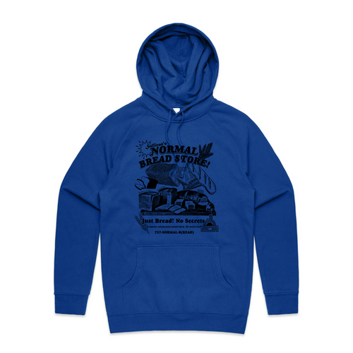 Normal Bread Hoodie by Lonely Kids Club. All clothing from our T-shirts to our shorts and hoodies are ethically made, and printed packed and shipped from Sydney.