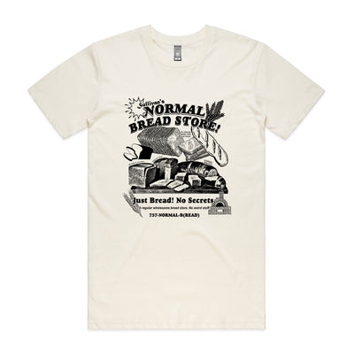 Normal Bread Tee by Lonely Kids Club. All clothing from our T-shirts to our shorts and hoodies are ethically made, and printed packed and shipped from Sydney.