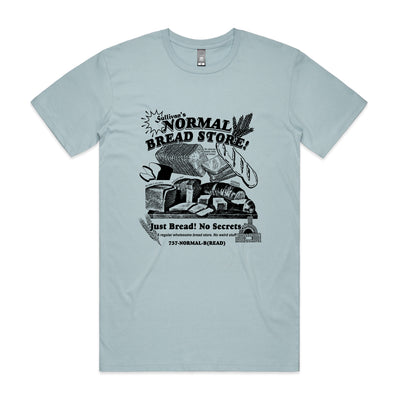 Normal Bread Tee by Lonely Kids Club. All clothing from our T-shirts to our shorts and hoodies are ethically made, and printed packed and shipped from Sydney.