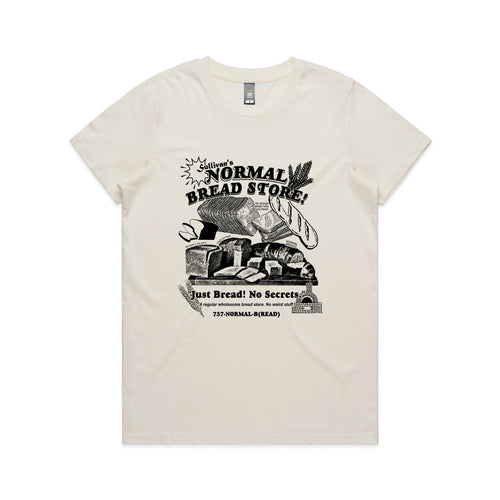 Normal Bread Tee by Lonely Kids Club. All clothing from our T-shirts to our shorts and hoodies are ethically made, and printed packed and shipped from Sydney.