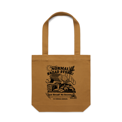 Normal Bread Tote by Lonely Kids Club. All clothing from our T-shirts to our shorts and hoodies are ethically made, and printed packed and shipped from Sydney.