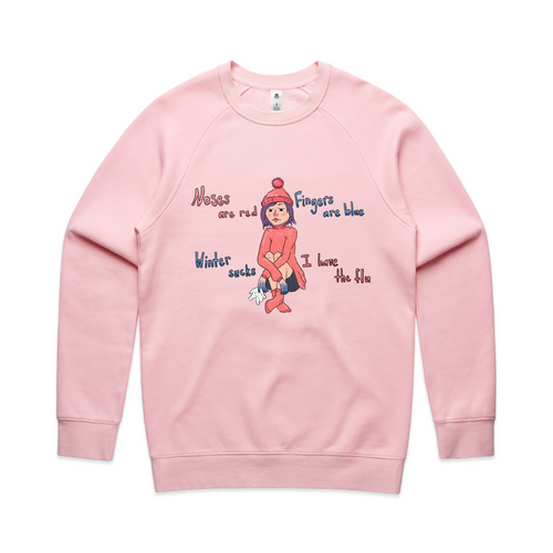 Noses Are Red Jumper by Lonely Kids Club. All clothing from our T-shirts to our shorts and hoodies are ethically made, and printed packed and shipped from Sydney.