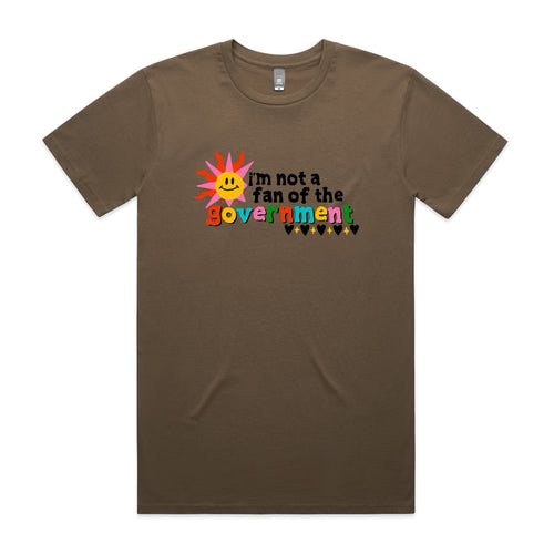 Not A Fan Tee by Lonely Kids Club. All clothing from our T-shirts to our shorts and hoodies are ethically made, and printed packed and shipped from Sydney.