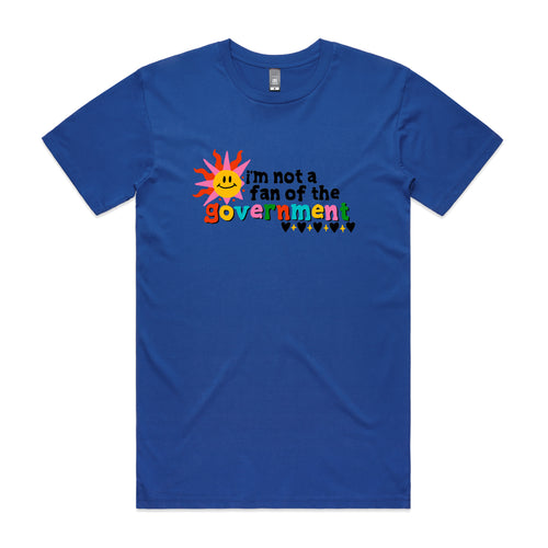 Not A Fan Tee by Lonely Kids Club. All clothing from our T-shirts to our shorts and hoodies are ethically made, and printed packed and shipped from Sydney.