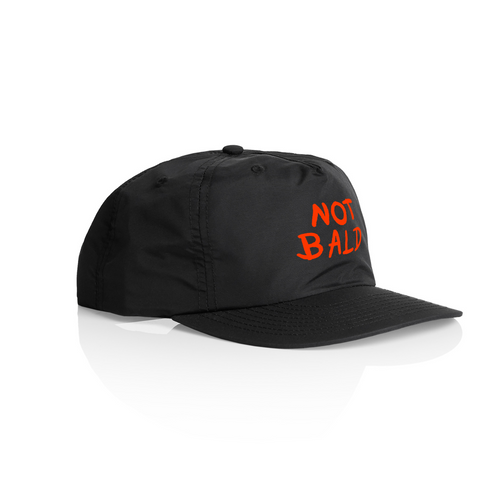 Not Bald Cap by Lonely Kids Club. All clothing from our T-shirts to our shorts and hoodies are ethically made, and printed packed and shipped from Sydney.