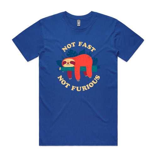 Not Fast Not Furious Tee by Lonely Kids Club. All clothing from our T-shirts to our shorts and hoodies are ethically made, and printed packed and shipped from Sydney.