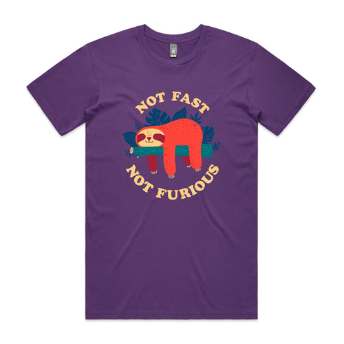 Not Fast Not Furious Tee by Lonely Kids Club. All clothing from our T-shirts to our shorts and hoodies are ethically made, and printed packed and shipped from Sydney.
