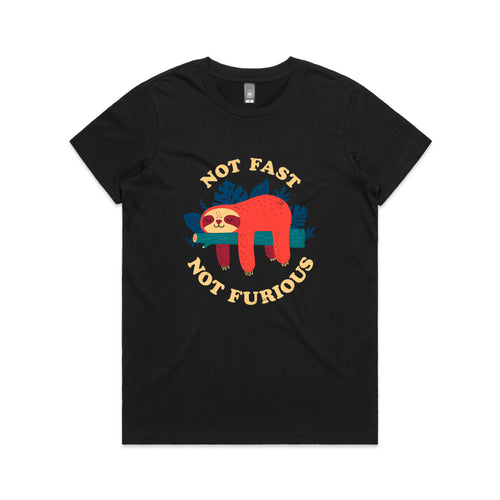Not Fast Not Furious Tee by Lonely Kids Club. All clothing from our T-shirts to our shorts and hoodies are ethically made, and printed packed and shipped from Sydney.