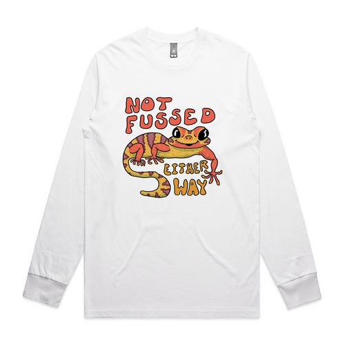Not Fussed Tee by Lonely Kids Club. All clothing from our T-shirts to our shorts and hoodies are ethically made, and printed packed and shipped from Sydney.