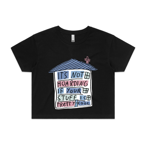 Not Hoarding Tee by Lonely Kids Club. All clothing from our T-shirts to our shorts and hoodies are ethically made, and printed packed and shipped from Sydney.