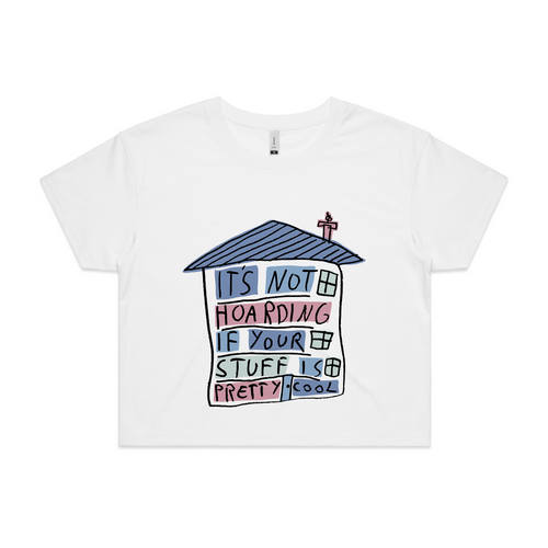 Not Hoarding Tee by Lonely Kids Club. All clothing from our T-shirts to our shorts and hoodies are ethically made, and printed packed and shipped from Sydney.
