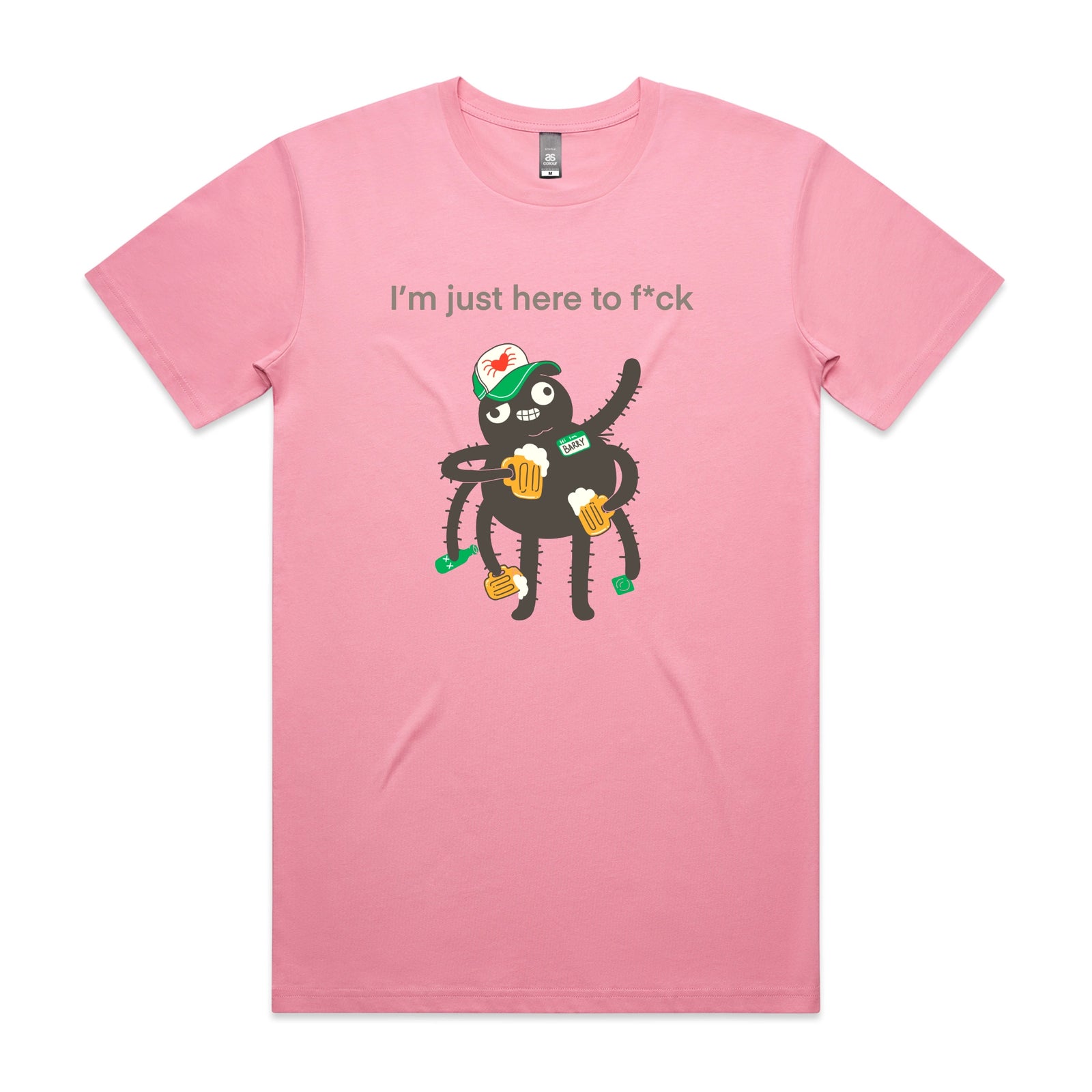 Not Just Here Tee by Lonely Kids Club. All clothing from our T-shirts to our shorts and hoodies are ethically made, and printed packed and shipped from Sydney.