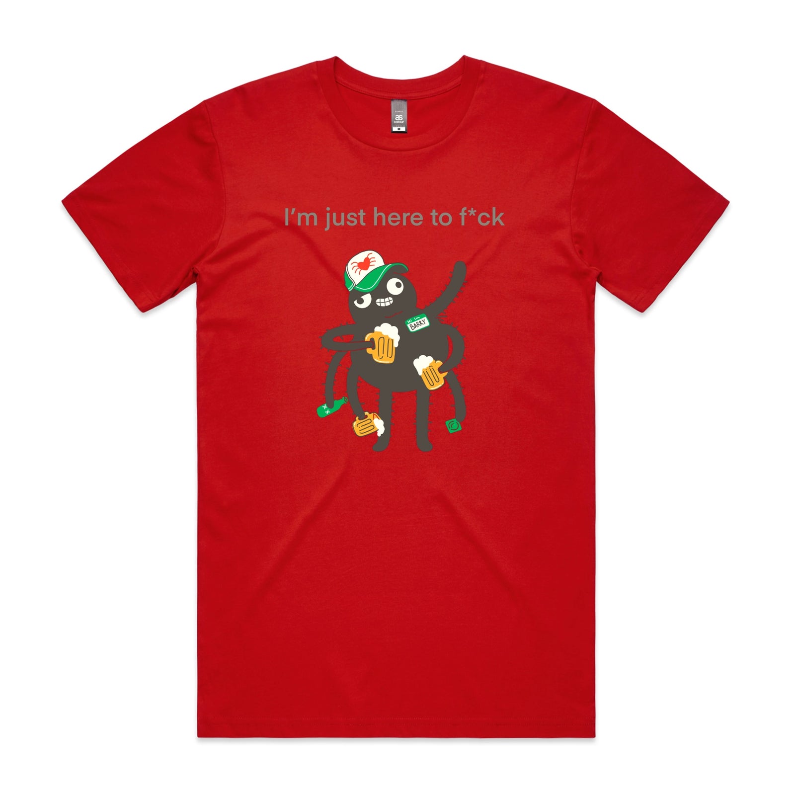 Not Just Here Tee by Lonely Kids Club. All clothing from our T-shirts to our shorts and hoodies are ethically made, and printed packed and shipped from Sydney.