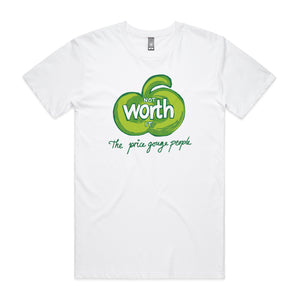 Not Worth It Tee by Lonely Kids Club. All clothing from our T-shirts to our shorts and hoodies are ethically made, and printed packed and shipped from Sydney.