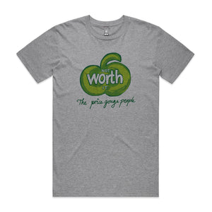 Not Worth It Tee by Lonely Kids Club. All clothing from our T-shirts to our shorts and hoodies are ethically made, and printed packed and shipped from Sydney.