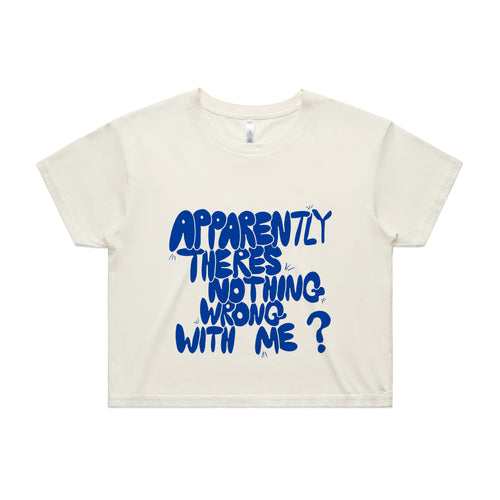 Nothing Wrong With Me Tee by Lonely Kids Club. All clothing from our T-shirts to our shorts and hoodies are ethically made, and printed packed and shipped from Sydney.