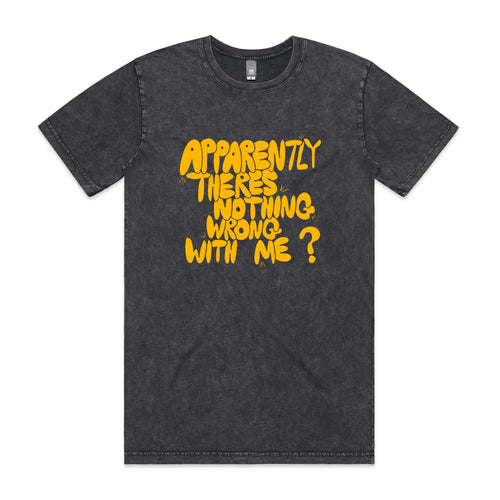 Nothing Wrong With Me Tee by Lonely Kids Club. All clothing from our T-shirts to our shorts and hoodies are ethically made, and printed packed and shipped from Sydney.