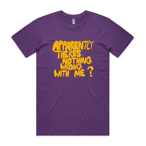 Nothing Wrong With Me Tee by Lonely Kids Club. All clothing from our T-shirts to our shorts and hoodies are ethically made, and printed packed and shipped from Sydney.