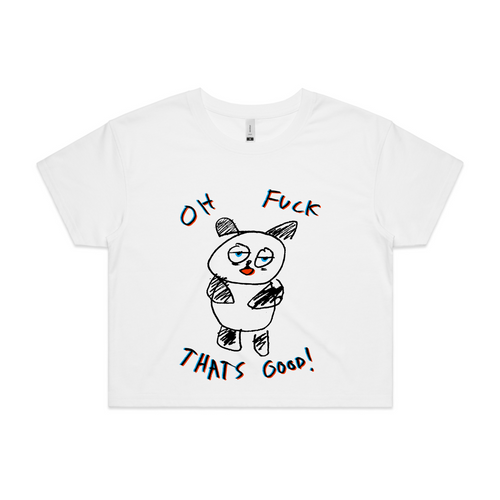 Oh Fuck That's Good Tee by Lonely Kids Club. All clothing from our T-shirts to our shorts and hoodies are ethically made, and printed packed and shipped from Sydney.