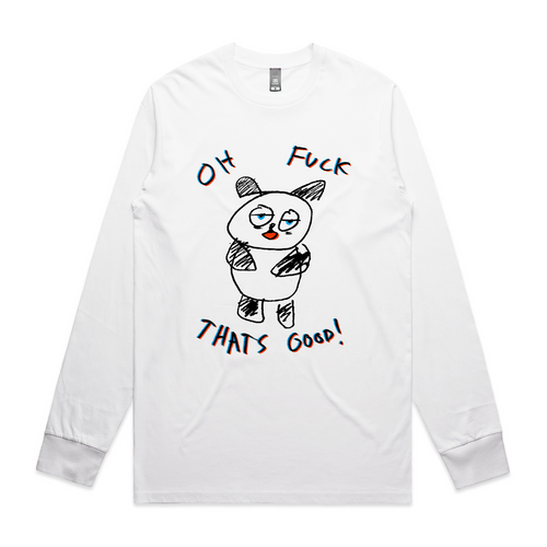 Oh Fuck That's Good Tee by Lonely Kids Club. All clothing from our T-shirts to our shorts and hoodies are ethically made, and printed packed and shipped from Sydney.