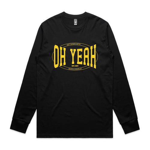 Oh Yeah Tee by Lonely Kids Club. All clothing from our T-shirts to our shorts and hoodies are ethically made, and printed packed and shipped from Sydney.