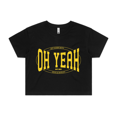 Oh Yeah Tee by Lonely Kids Club. All clothing from our T-shirts to our shorts and hoodies are ethically made, and printed packed and shipped from Sydney.