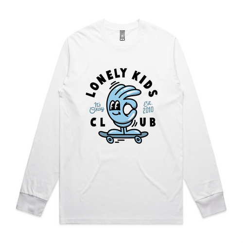 Okay Skate Tee by Lonely Kids Club. All clothing from our T-shirts to our shorts and hoodies are ethically made, and printed packed and shipped from Sydney.
