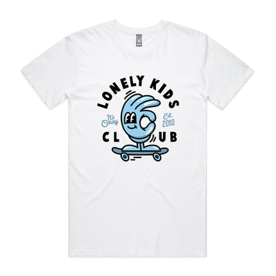 Okay Skate Tee by Lonely Kids Club. All clothing from our T-shirts to our shorts and hoodies are ethically made, and printed packed and shipped from Sydney.