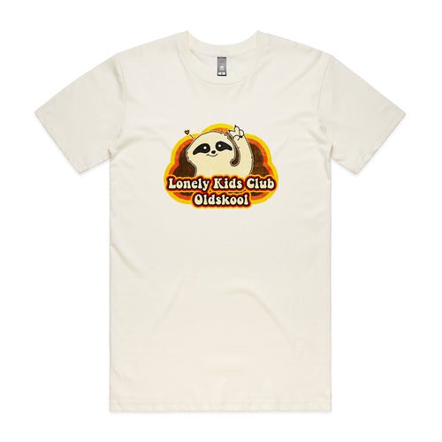 Oldskool Tee by Lonely Kids Club. All clothing from our T-shirts to our shorts and hoodies are ethically made, and printed packed and shipped from Sydney.