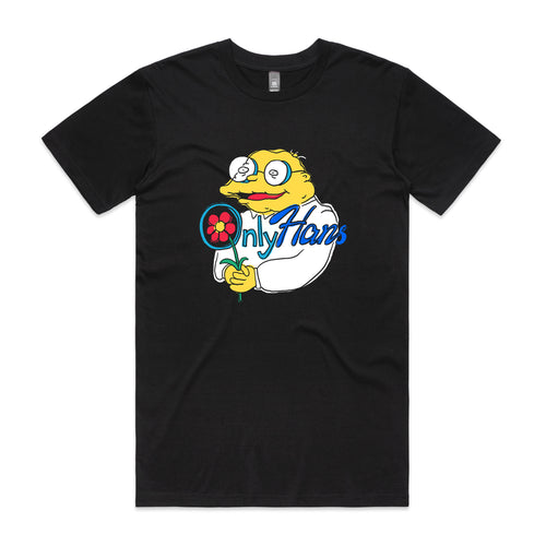 Only Hans Tee by Lonely Kids Club. All clothing from our T-shirts to our shorts and hoodies are ethically made, and printed packed and shipped from Sydney.