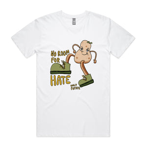 Only Potate Tee by Lonely Kids Club. All clothing from our T-shirts to our shorts and hoodies are ethically made, and printed packed and shipped from Sydney.