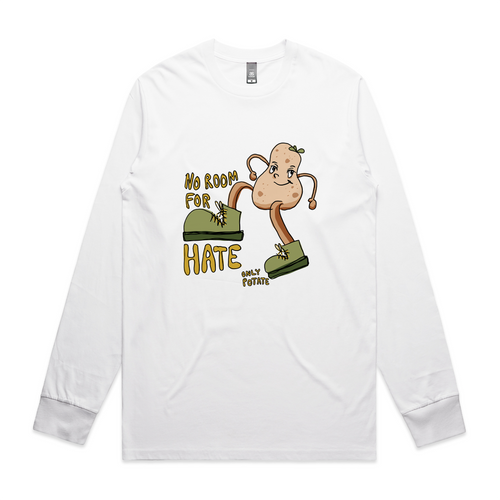 Only Potate Tee by Lonely Kids Club. All clothing from our T-shirts to our shorts and hoodies are ethically made, and printed packed and shipped from Sydney.