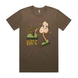 Only Potate Tee by Lonely Kids Club. All clothing from our T-shirts to our shorts and hoodies are ethically made, and printed packed and shipped from Sydney.