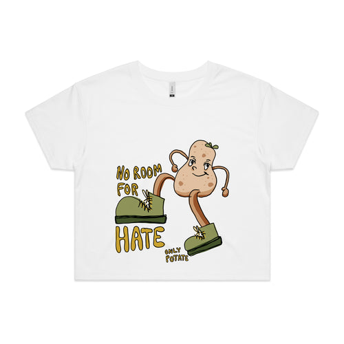 Only Potate Tee by Lonely Kids Club. All clothing from our T-shirts to our shorts and hoodies are ethically made, and printed packed and shipped from Sydney.