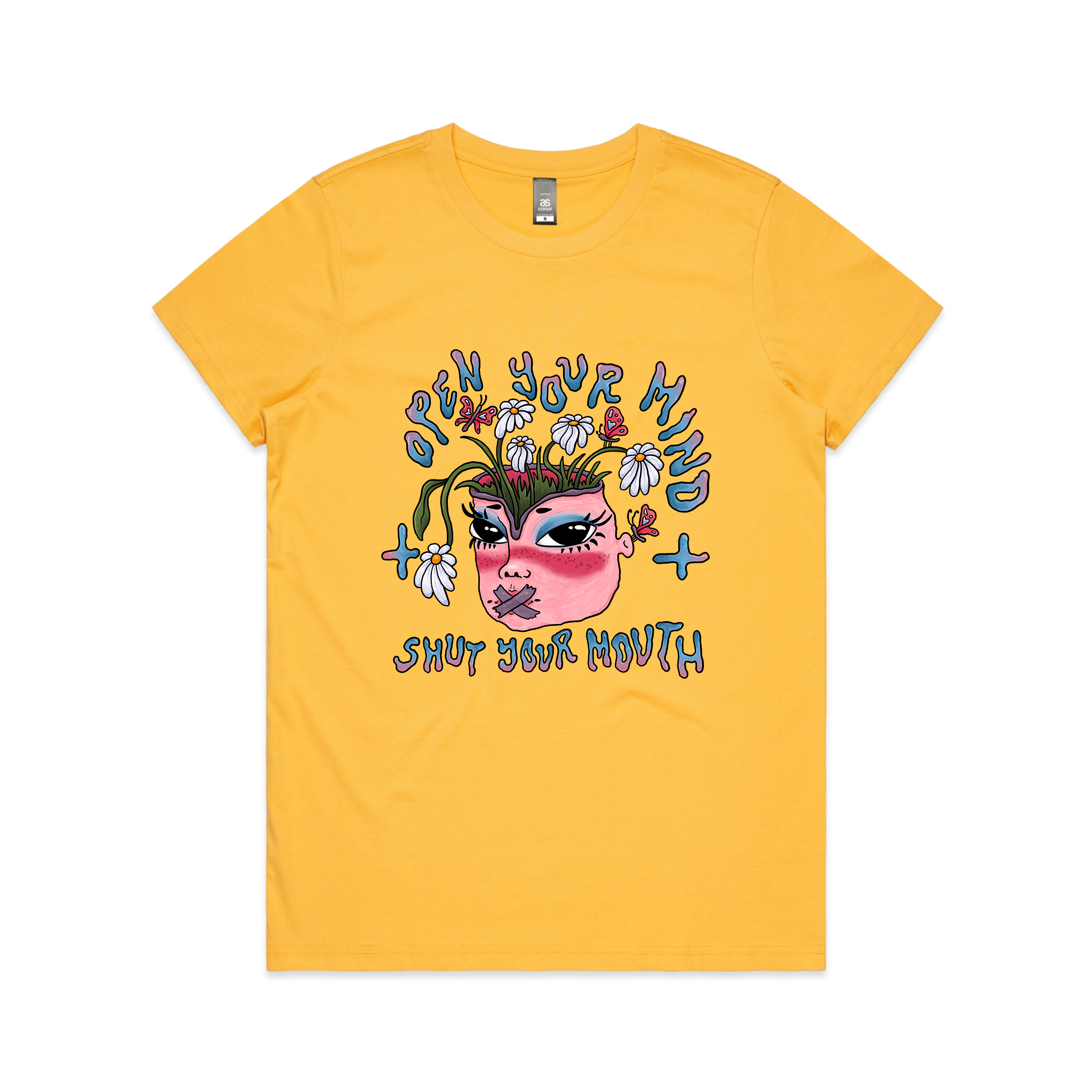 Open Your Mind & Shut Your Mouth Tee