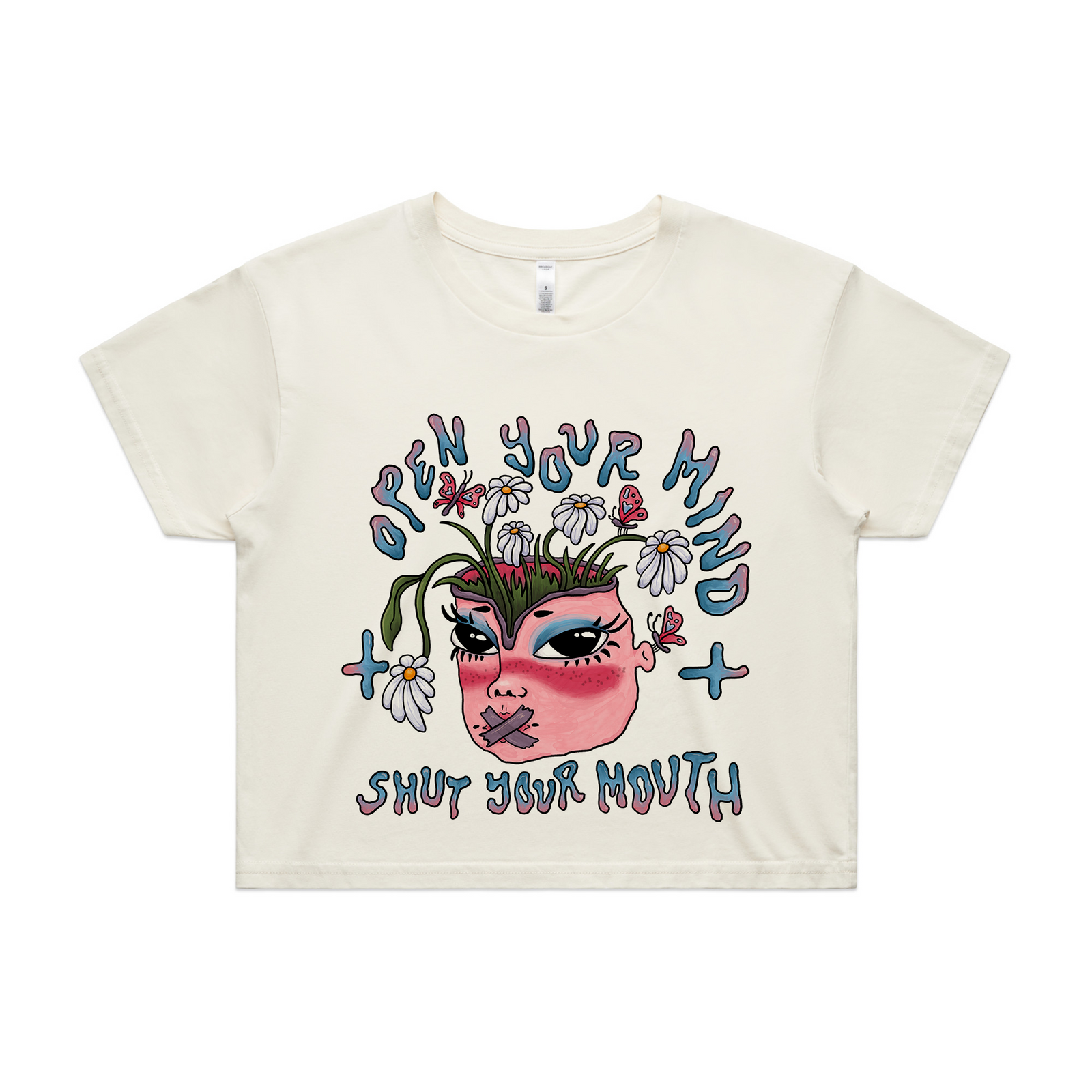 Open Your Mind & Shut Your Mouth Tee