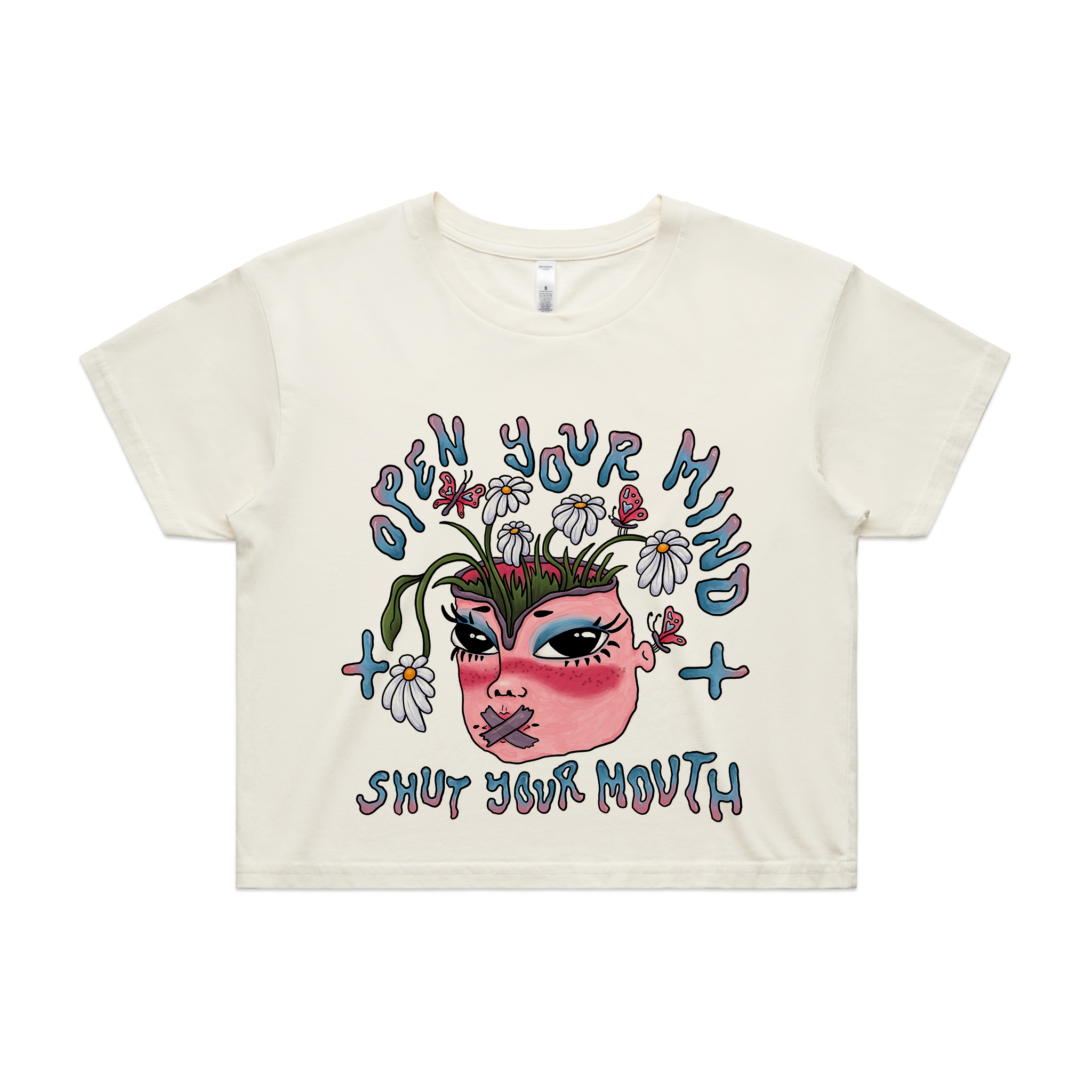 Open Your Mind & Shut Your Mouth Tee