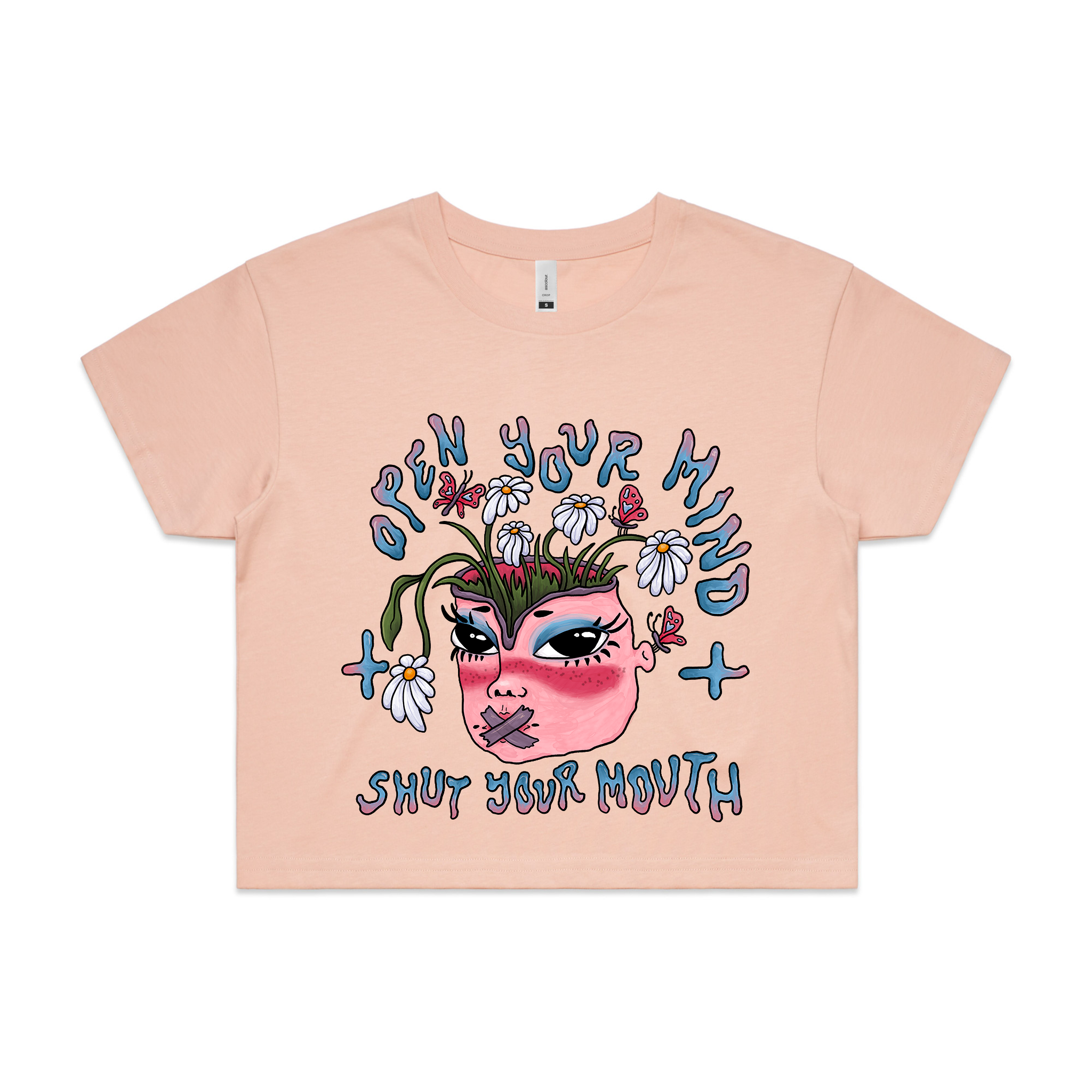 Open Your Mind & Shut Your Mouth Tee