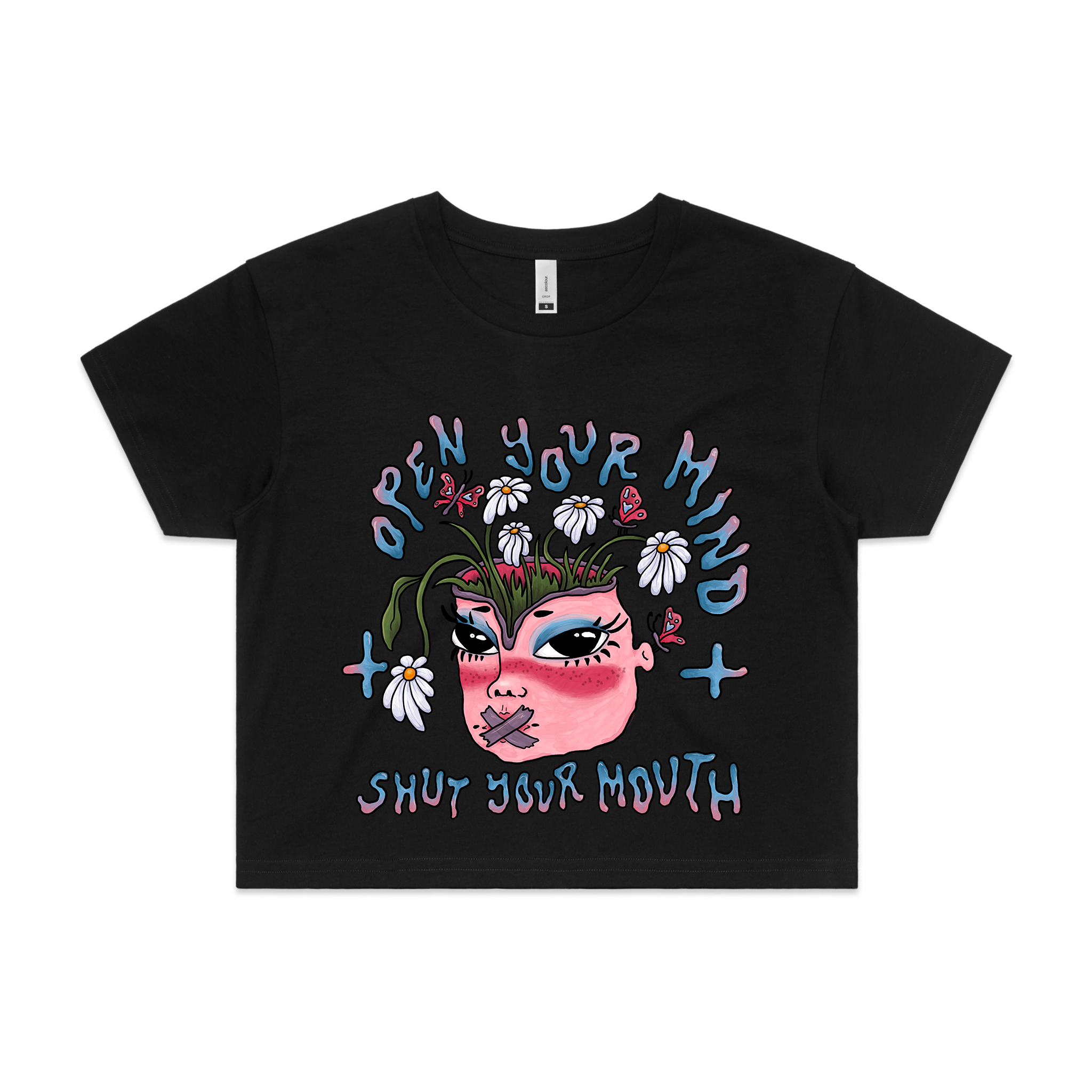 Open Your Mind & Shut Your Mouth Tee