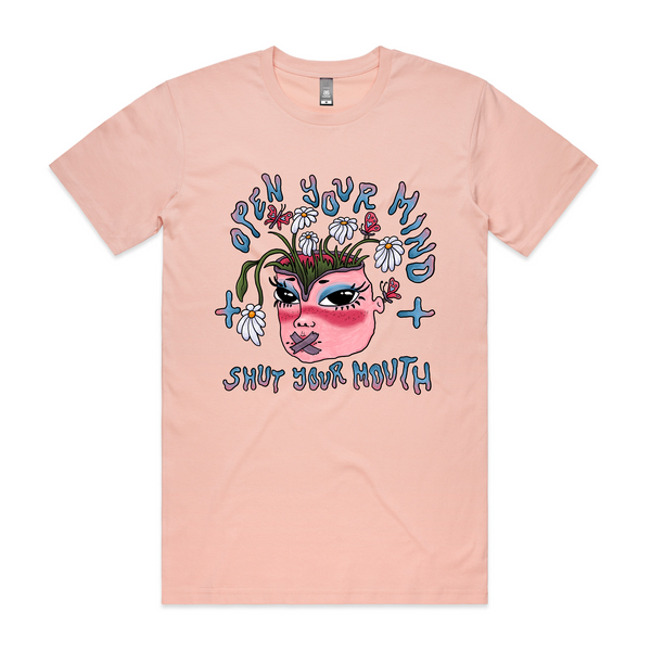 Open Your Mind & Shut Your Mouth Tee