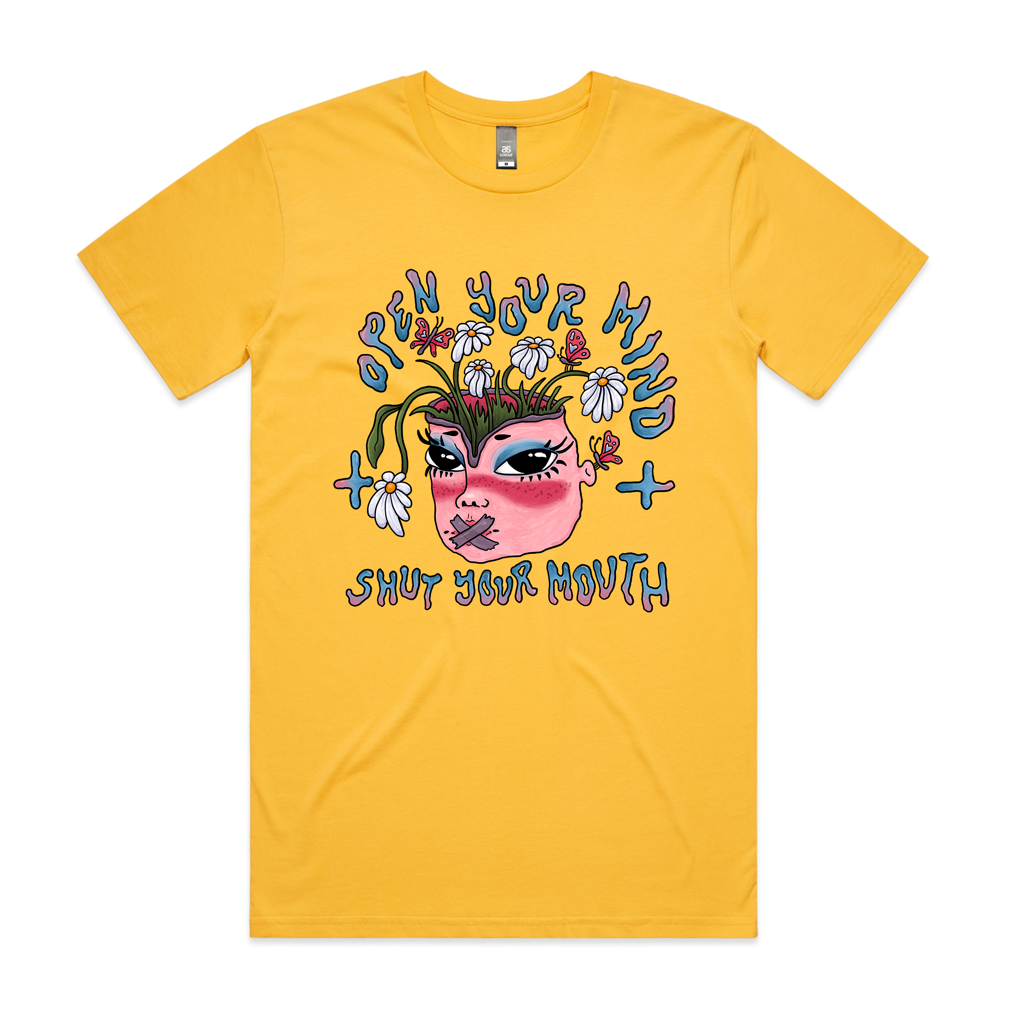 Open Your Mind & Shut Your Mouth Tee
