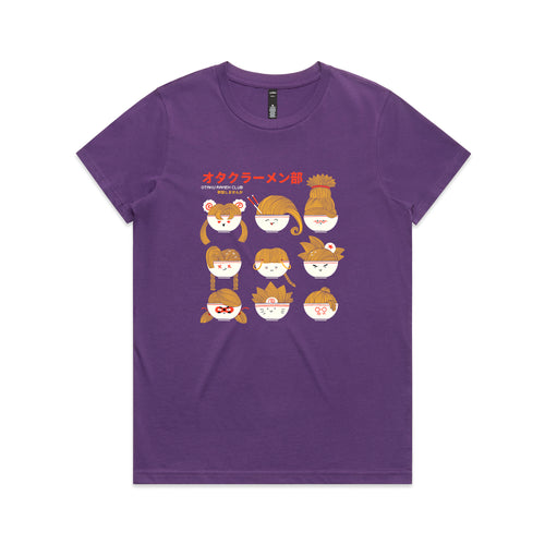 Otaku Ramen Club Tee by Lonely Kids Club. All clothing from our T-shirts to our shorts and hoodies are ethically made, and printed packed and shipped from Sydney.
