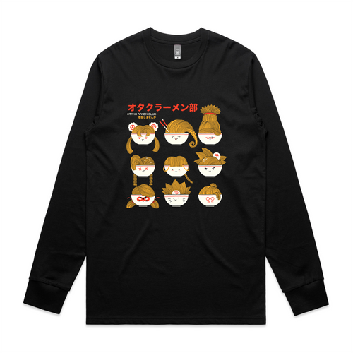 Otaku Ramen Club Tee by Lonely Kids Club. All clothing from our T-shirts to our shorts and hoodies are ethically made, and printed packed and shipped from Sydney.