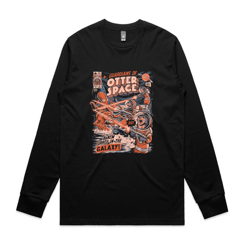 Otter Space Tee by Lonely Kids Club. All clothing from our T-shirts to our shorts and hoodies are ethically made, and printed packed and shipped from Sydney.